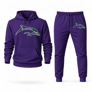 Le Moyne hoodie joggers set — Purple