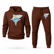 Long Island hoodie joggers set — Brown