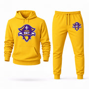LSU New Orleans hoodie joggers set — Yellow
