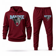 Maine hoodie joggers set — Burgundy