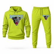 Maine hoodie joggers set — Lime Green