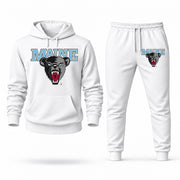 Maine hoodie joggers set — White