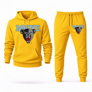 Maine hoodie joggers set — Yellow