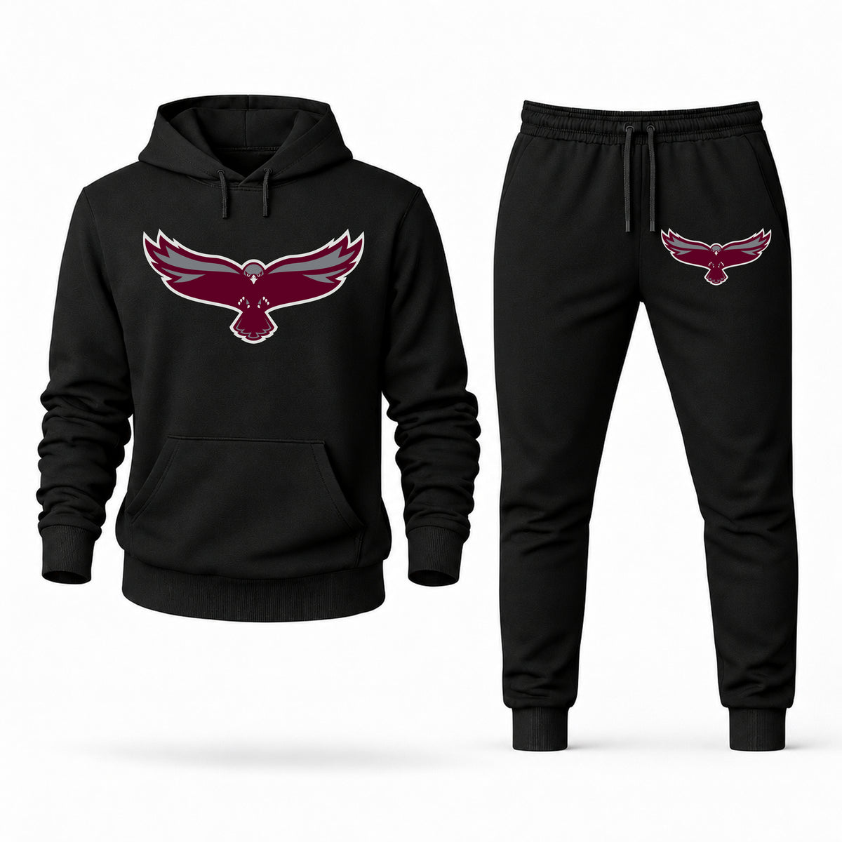 Maryland Eastern Shore hoodie joggers set — Black