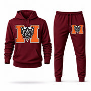 Mercer hoodie joggers set — Burgundy