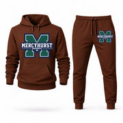 Mercyhurst hoodie joggers set — Brown
