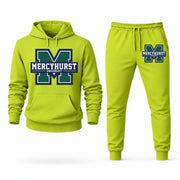 Mercyhurst hoodie joggers set — Lime Green
