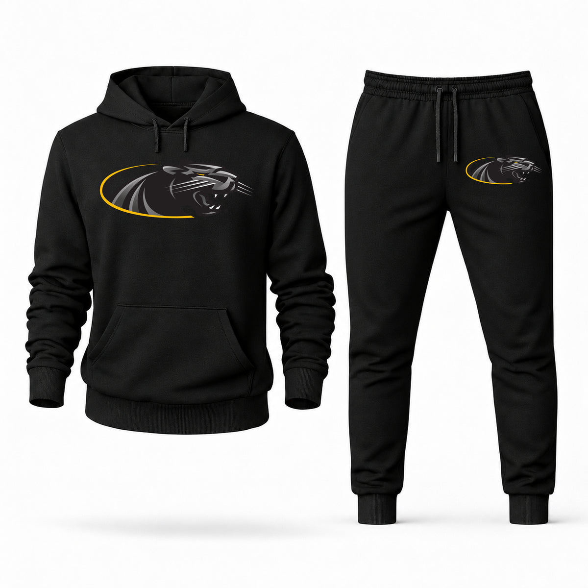 Milwaukee hoodie joggers set — Black