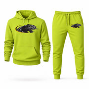 Milwaukee hoodie joggers set — Lime Green