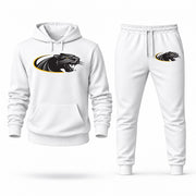 Milwaukee hoodie joggers set — White