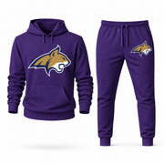 Montana State hoodie joggers set — Purple