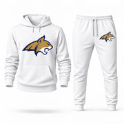 Montana State hoodie joggers set — White