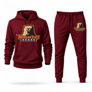Morgan State hoodie joggers set — Burgundy