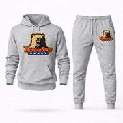 Morgan State hoodie joggers set — Grey