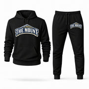 Mount St. Mary's hoodie joggers set — Black