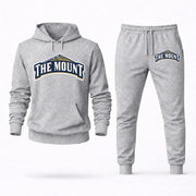 Mount St. Mary's hoodie joggers set — Grey