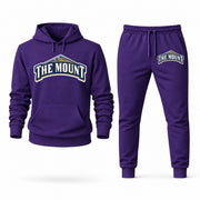 Mount St. Mary's hoodie joggers set — Purple