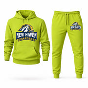 New Haven hoodie joggers set — Lime Green