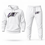 Niagara hoodie joggers set — White