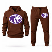 North Alabama hoodie joggers set — Brown