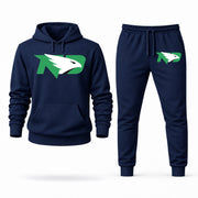 North Dakota hoodie joggers set — Navy
