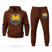 Northern Colorado hoodie joggers set — Brown