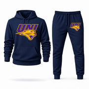 Northern Iowa hoodie joggers set — Navy