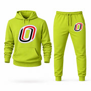Omaha hoodie joggers set — Lime Green