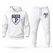 Penn hoodie joggers set — White