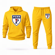 Penn hoodie joggers set — Yellow