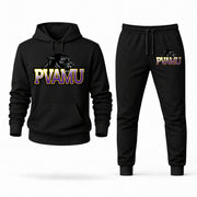 Prairie View A&M hoodie joggers set — Black