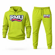 Robert Morris hoodie joggers set — Lime Green