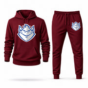 Saint Louis hoodie joggers set — Burgundy