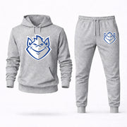 Saint Louis hoodie joggers set — Grey