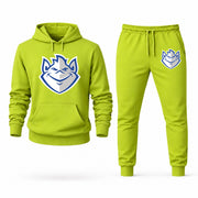 Saint Louis hoodie joggers set — Lime Green