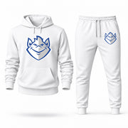 Saint Louis hoodie joggers set — White