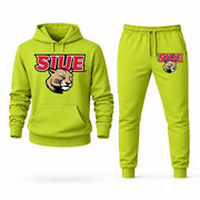 SIUE hoodie joggers set — Lime Green