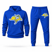 South Dakota State hoodie joggers set — Blue