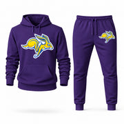 South Dakota State hoodie joggers set — Purple