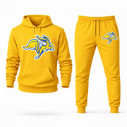 South Dakota State hoodie joggers set — Yellow