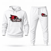 Southeast Missouri State hoodie joggers set — White