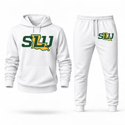Southeastern Louisiana hoodie joggers set — White