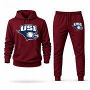 Southern Indiana hoodie joggers set — Burgundy