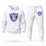 St. Thomas (MN) hoodie joggers set — White