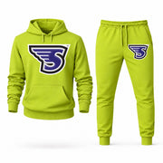 Stonehill hoodie joggers set — Lime Green
