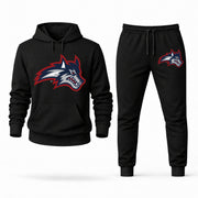 Stony Brook hoodie joggers set — Black