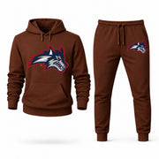 Stony Brook hoodie joggers set — Brown