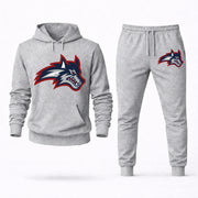 Stony Brook hoodie joggers set — Grey