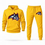 Stony Brook hoodie joggers set — Yellow