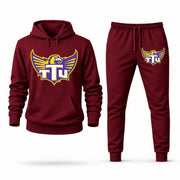 Tennessee Tech hoodie joggers set — Burgundy